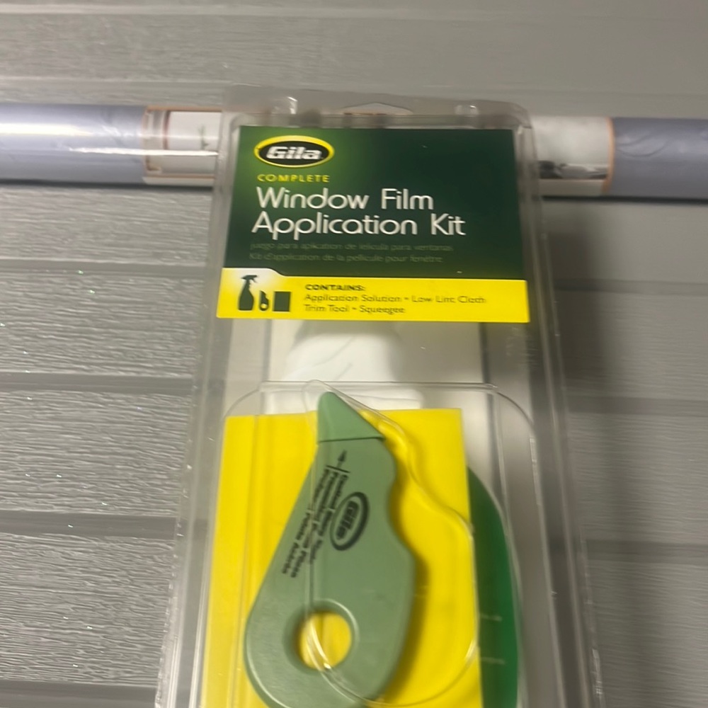 Window film and application kit , never used